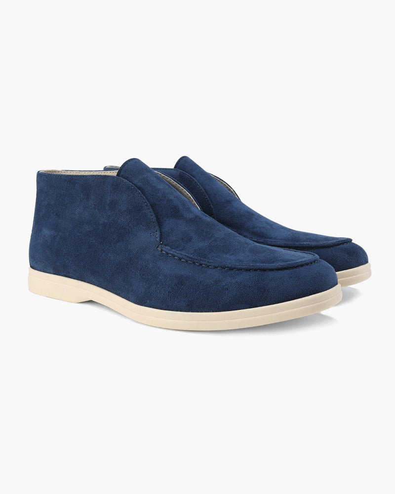 Old Money High Suede Loafers - Marine